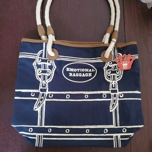 JKC EMOTIONAL BAGGAGE tote bag, nwt